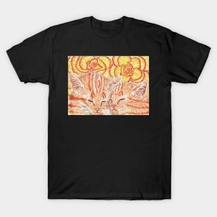 Orange tabby kittens cat T-Shirt